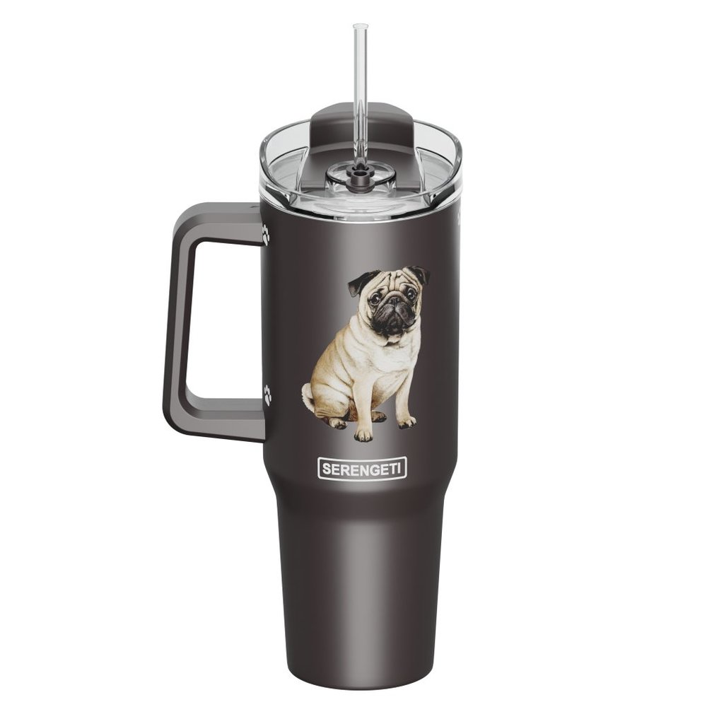 Pug Mug SERENGETI 40 Oz Ultimate Tumbler
